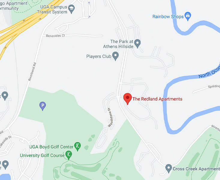 Map of The Redland Apartments